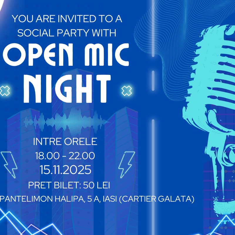 Cover Image for Social Party with Open Mic Karaoke Night