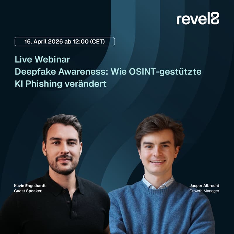 Cover Image for Webinar: Deepfake Awareness: Wie OSINT-gestützte KI Phishing verändert