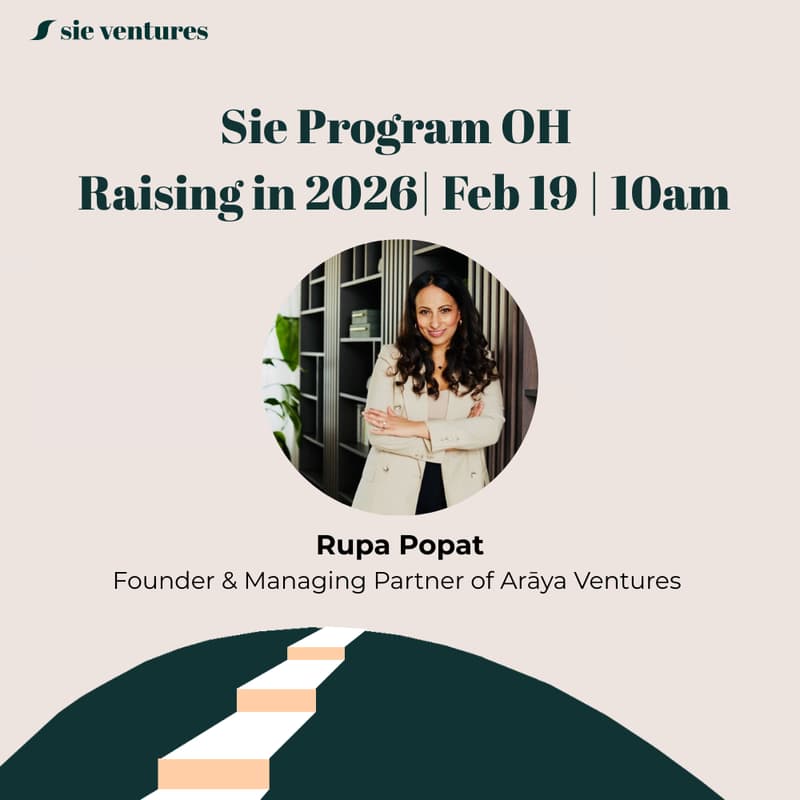 Cover Image for Program Office Hours: Raising in 2026 with Rupa Popat