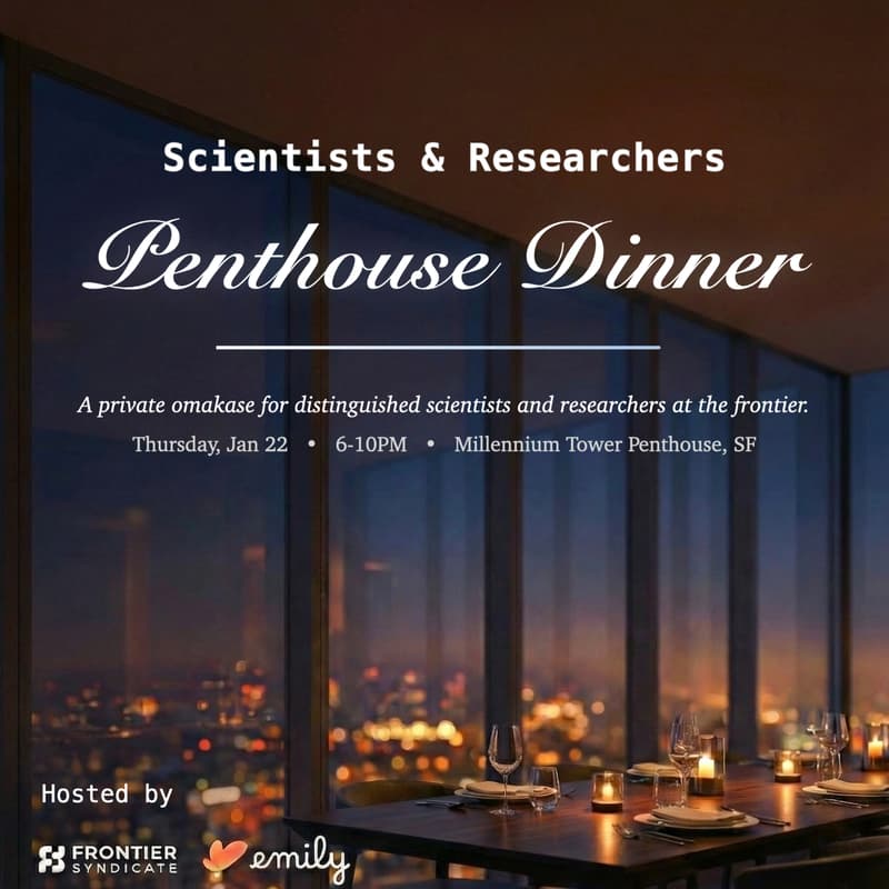 Cover Image for Frontier Science Luminaries (invite only dinner)