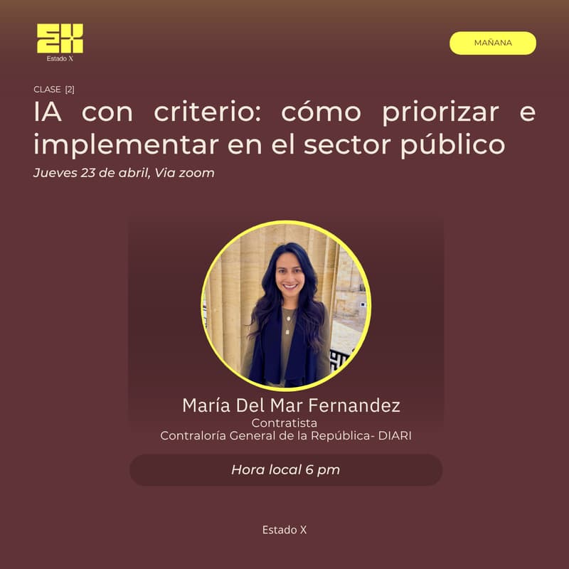 Cover Image for Masterclass IA con criterio: Cómo priorizar e implementar en el sector público