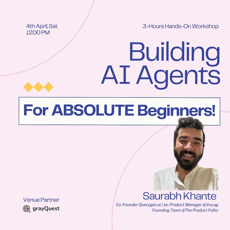 Cover Image for Building AI Agents for ABSOLUTE Beginners!