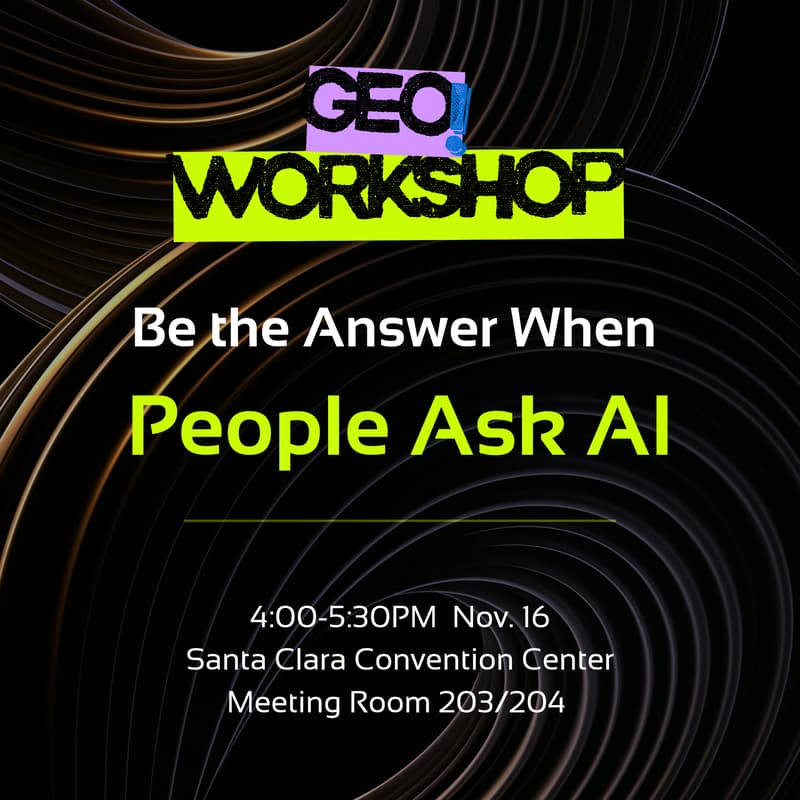 Cover Image for GEO for Small Business: Be the Answer When People Ask AI (GAP Summit Side Event)