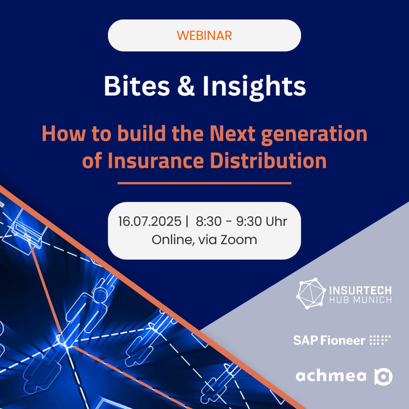 Cover Image for Bites & Insights Webinar : How to Build the Next Generation of Insurance Distribution