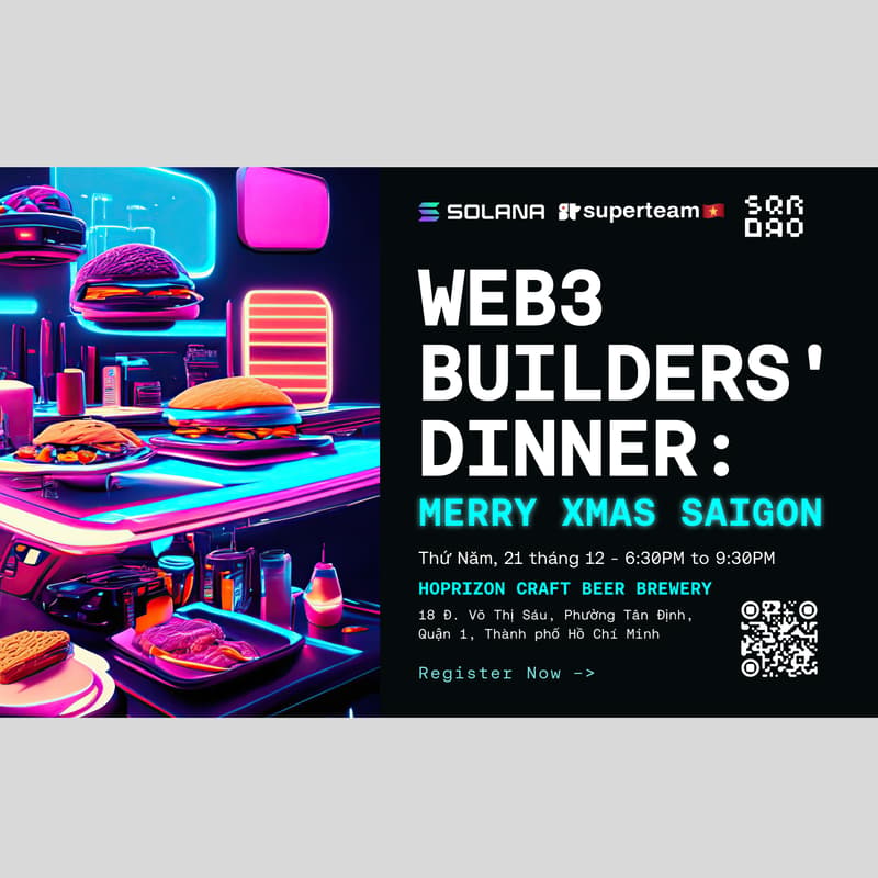 Cover Image for Web3 Builders' Dinner: Merry Xmas Saigon