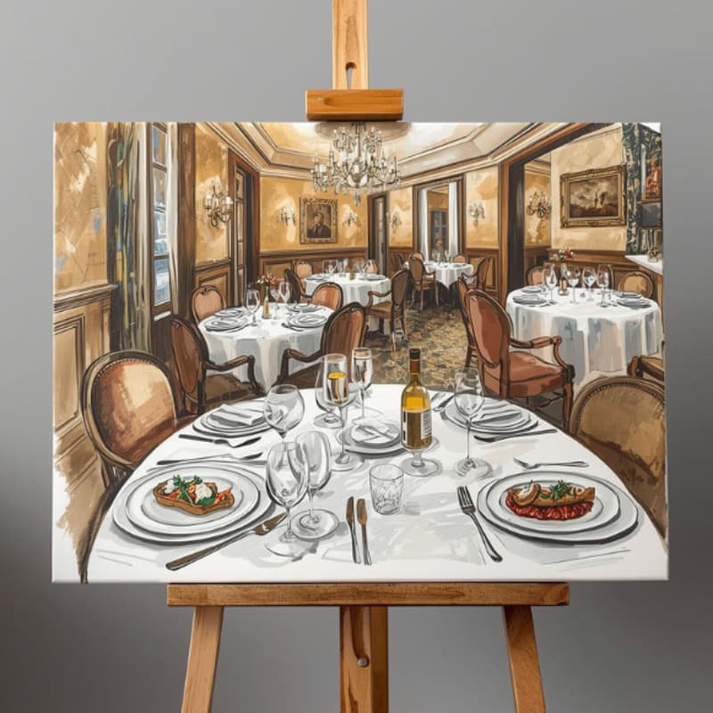 Cover Image for Dinner and a Canvas