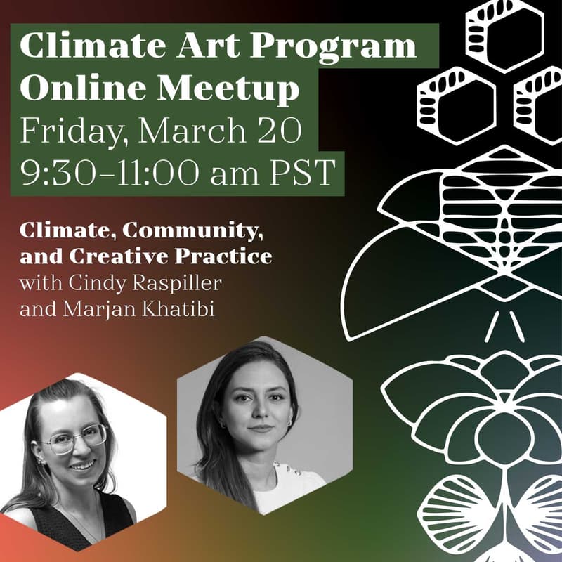Cover Image for Online Meetup & Climate Mapping with Cindy Raspiller & Marjan Khatibi