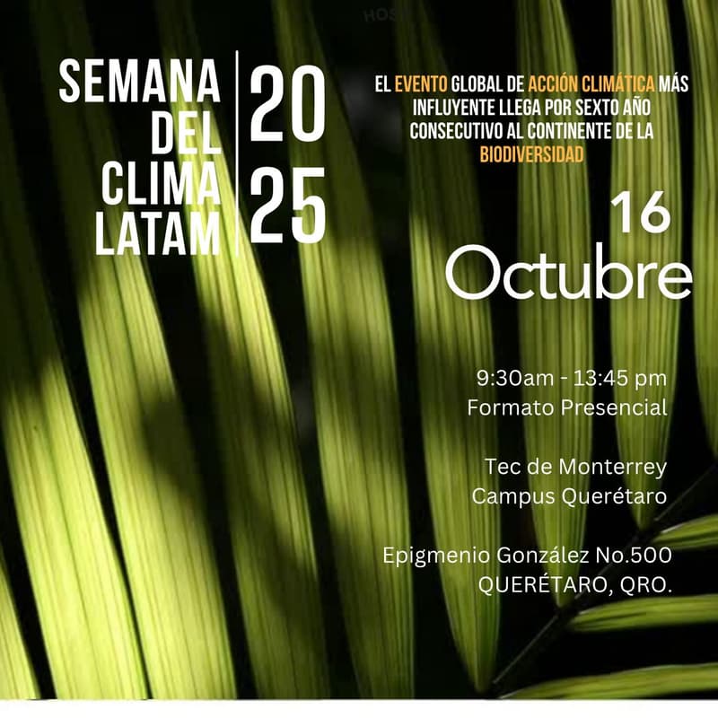 Cover Image for Tejiendo la Red Climática: De la Sierra Gorda a la Ciudad Inteligente.