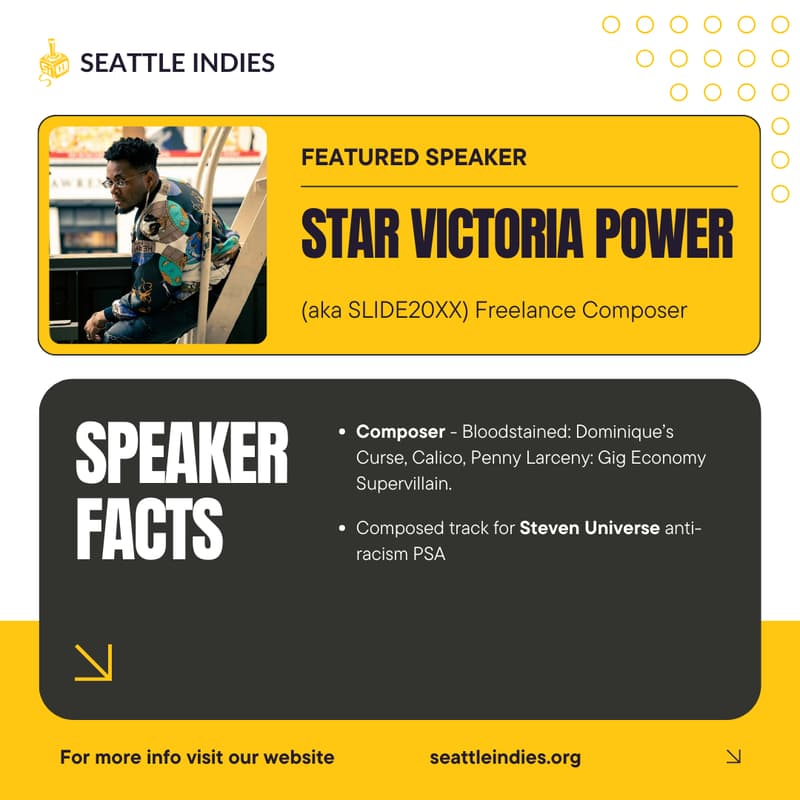 Cover Image for Seattle Indies Speaker Series: Star Victoria Power - Passion is Work