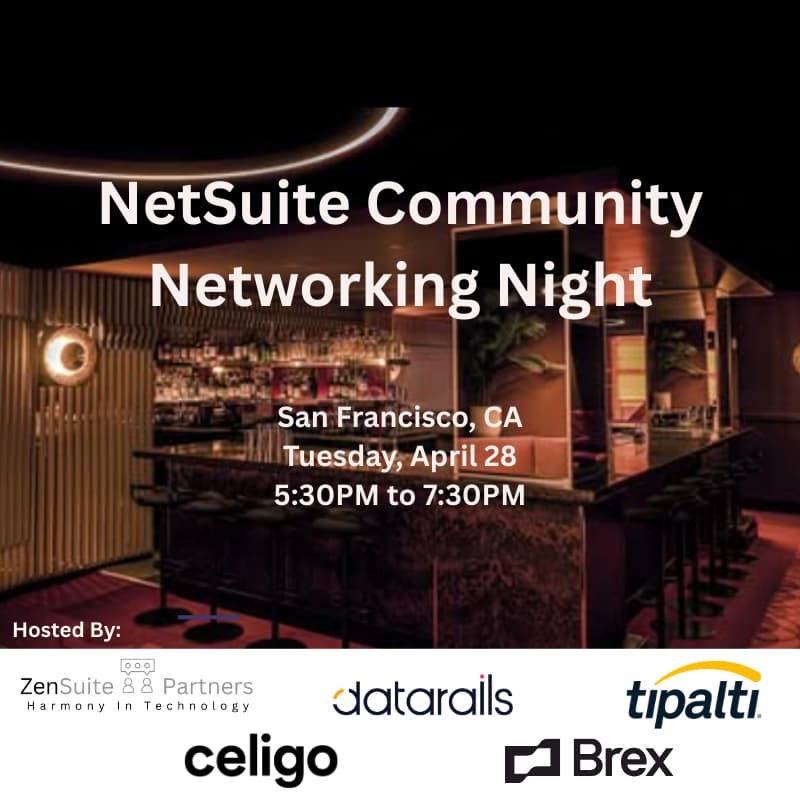 Cover Image for ZenSuite Partners NetSuite Networking Night (SF)