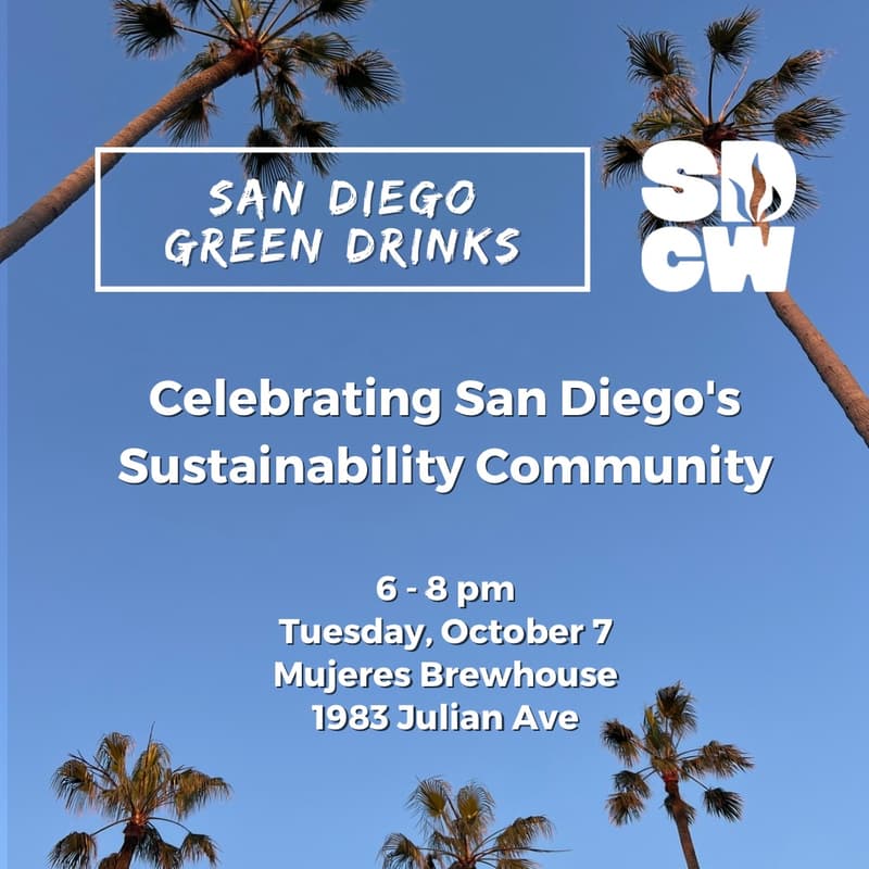Cover Image for Celebrating San Diego's Sustainability Community with San Diego Green Drinks