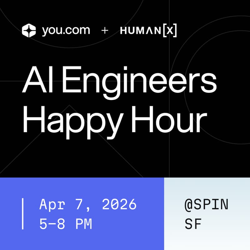 Cover Image for AI Engineers Happy Hour at Spin 🏓 during HumanX