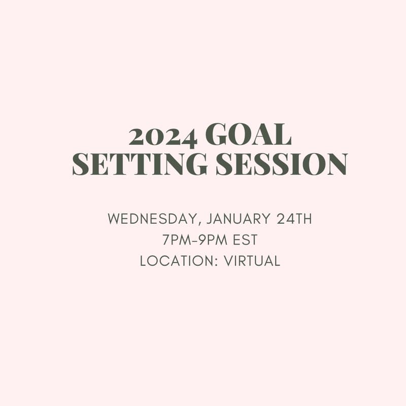 Cover Image for 2024 Goal Setting Session