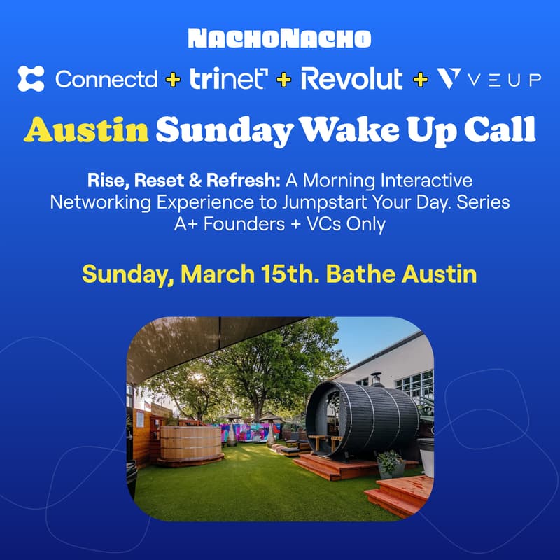 Cover Image for Austin Sunday Wake Up Call (Series A+ Founders + VCs Only)