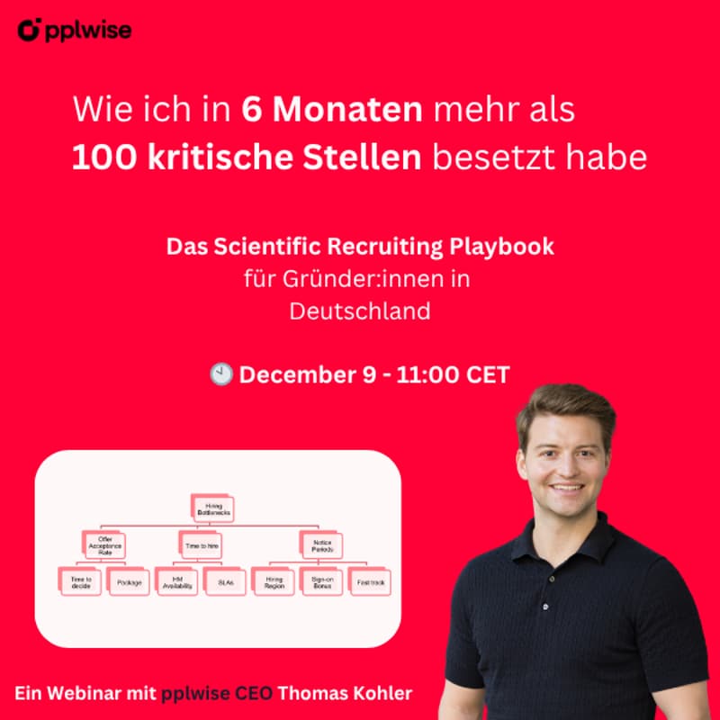 Cover Image for Scientific Recruiting: Wie ich in 6 Monaten ohne Vorlaufzeit 160 kritische Stellen besetzt habe