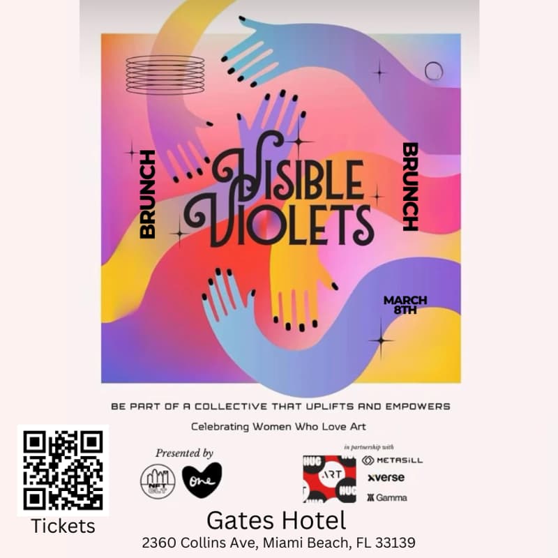 Cover Image for Visible Violets - Celebrating Women Who Love Art