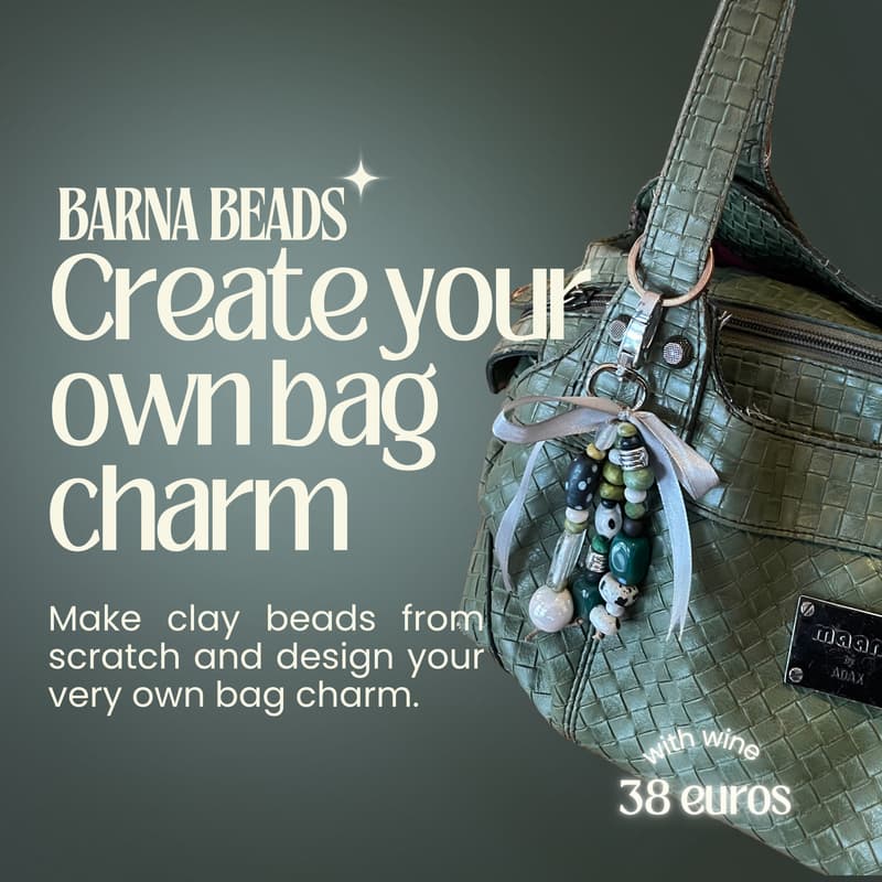 Cover Image for Creative workshop: Create your own bag charm- with wine🍷✨