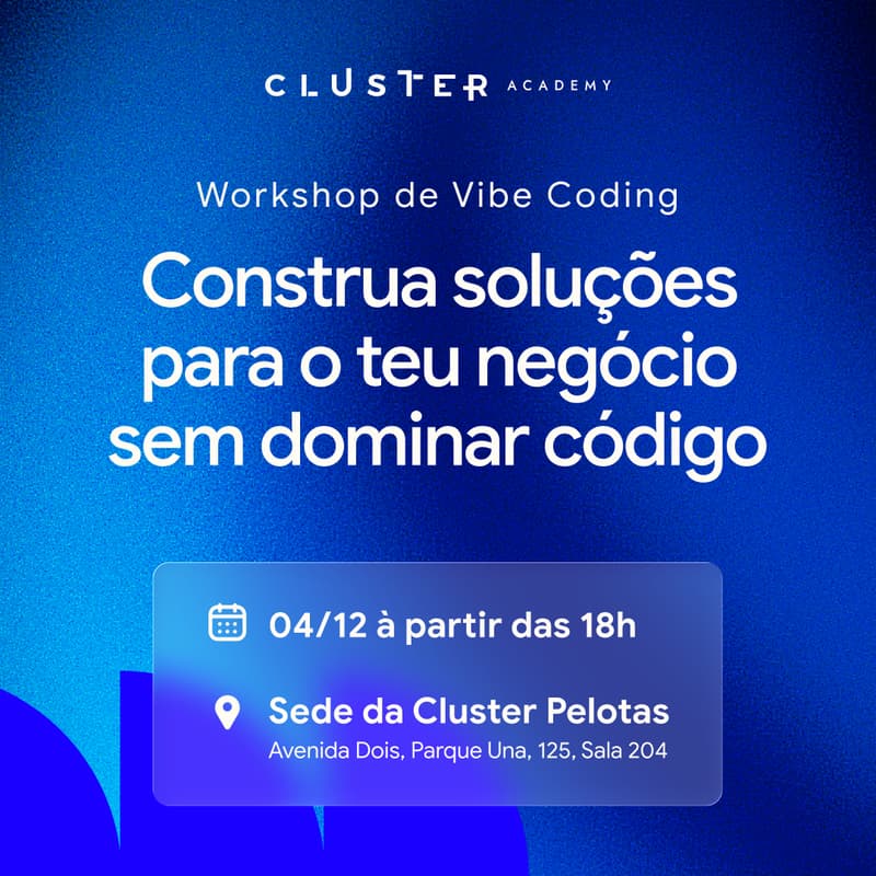 Imagem de capa para Workshop de Vibe Coding — Construa Soluções Sem Dominar Código