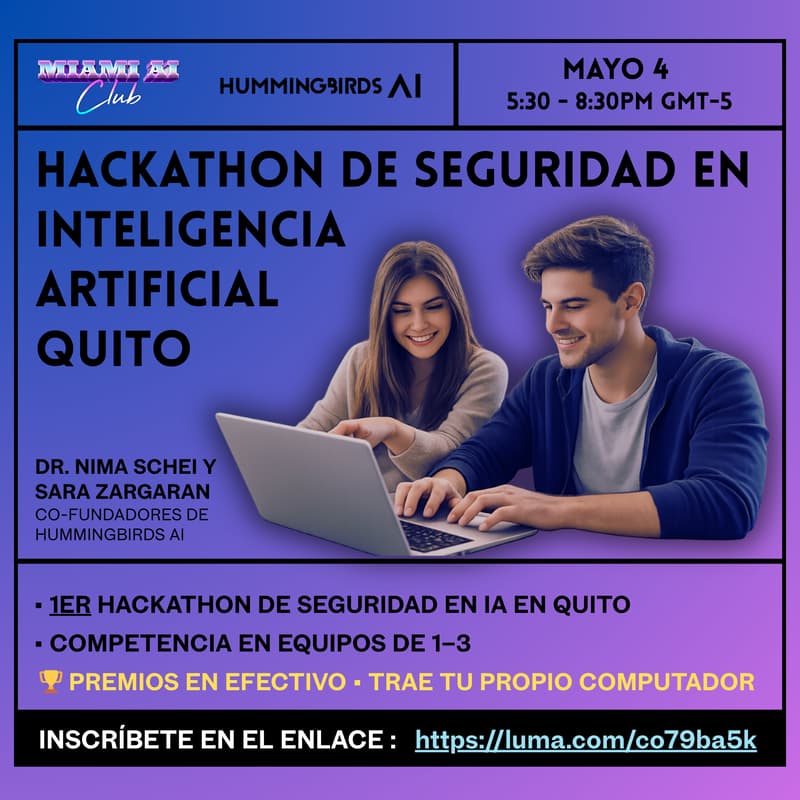 Cover Image for Hackathon de Seguridad en IA - Quito