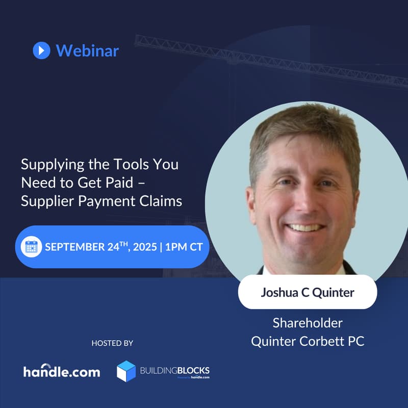 Cover Image for BuildingBlocks Presents Tools to Get Paid with Joshua C. Quinter