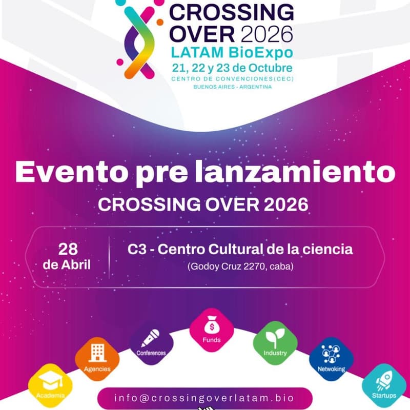 Foto de portada de PRESENCIAL | 2° Lanzamiento Crossing Over LATAM BioExpo 2026
