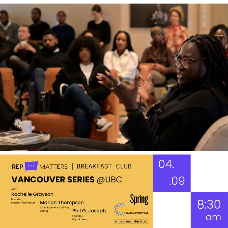 Cover Image for Rep Matters Breakfast Club: Vancouver Series