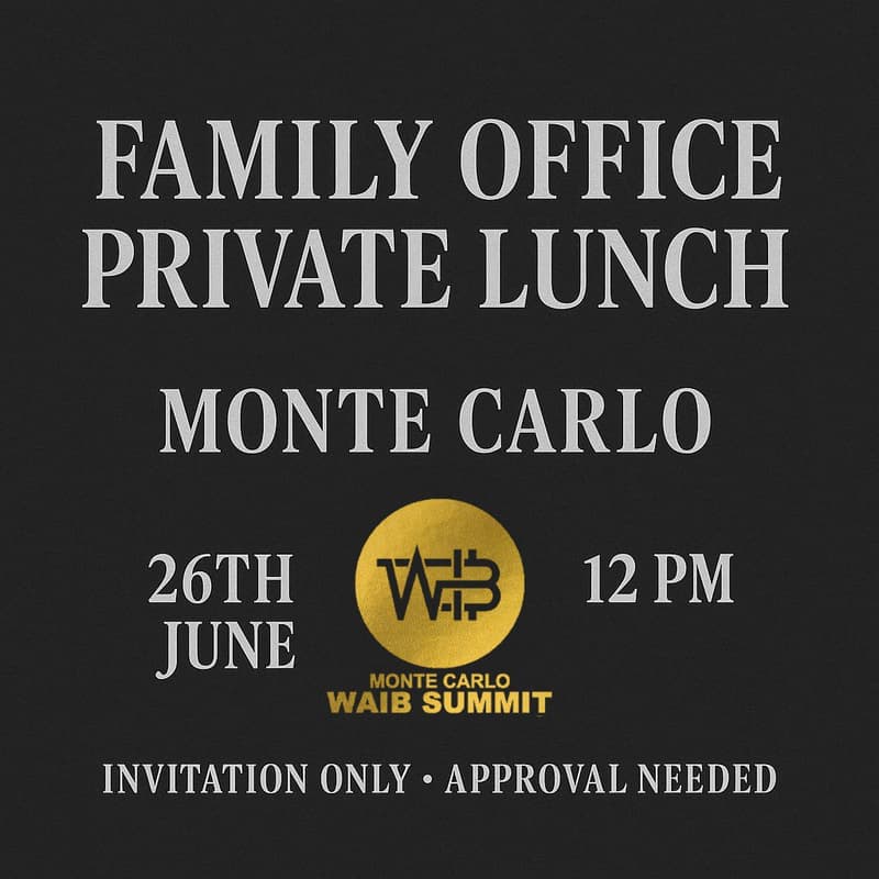 Cover Image for WAIB FAMILY OFFICE, VC PRIVATE LUNCH