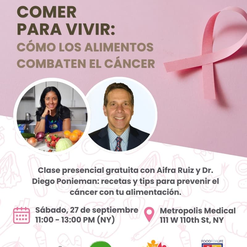 Cover Image for Comer Para Vivir: Cómo los alimentos combaten el cáncer