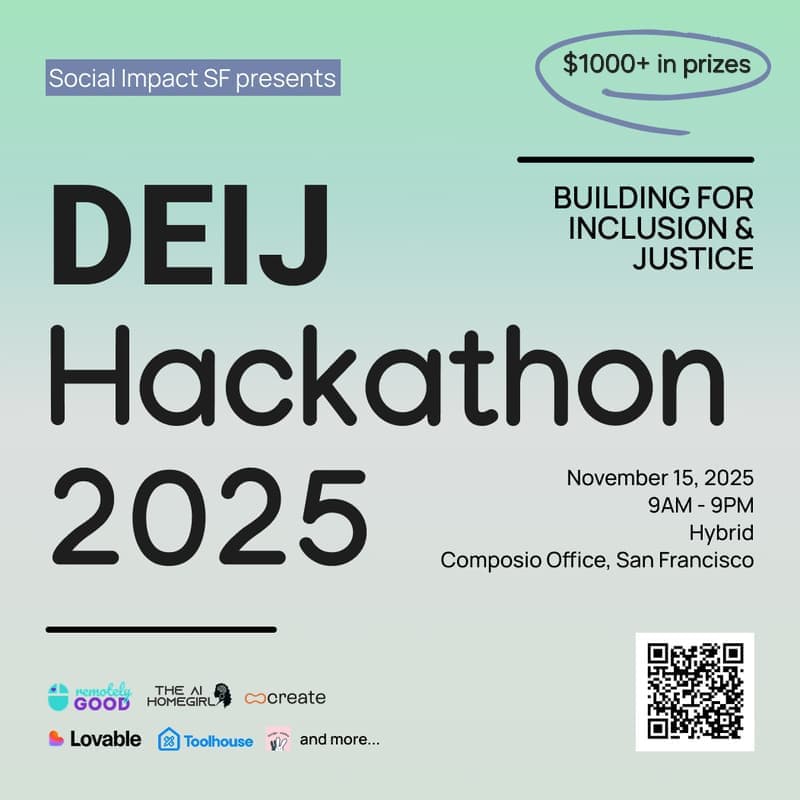 Cover Image for 🌍The DEIJ Hackathon: Build for Inclusion & Justice