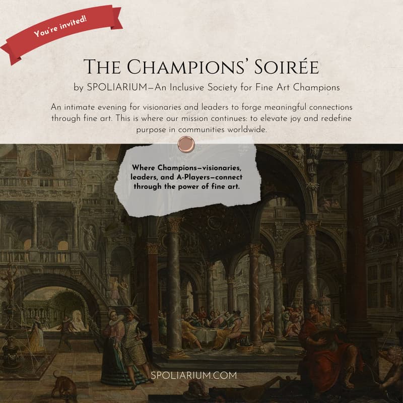 Cover Image for The Champions’ Soirée: An Intimate Evening of Fine Art + Tech, Wellness & Wealth | Only 10 seats