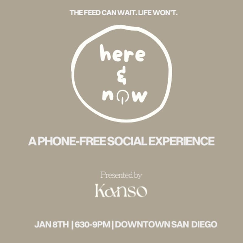 Cover Image for Here & Now: A Phone-Free Experience (San Diego)