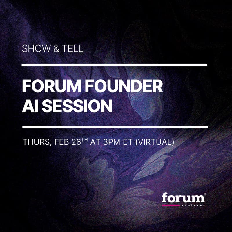 Cover Image for Show & Tell: Forum Founder AI session