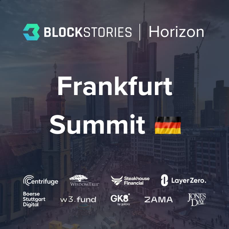 Cover Image for Blockstories Horizon 2026: Frankfurt Summit 🇩🇪