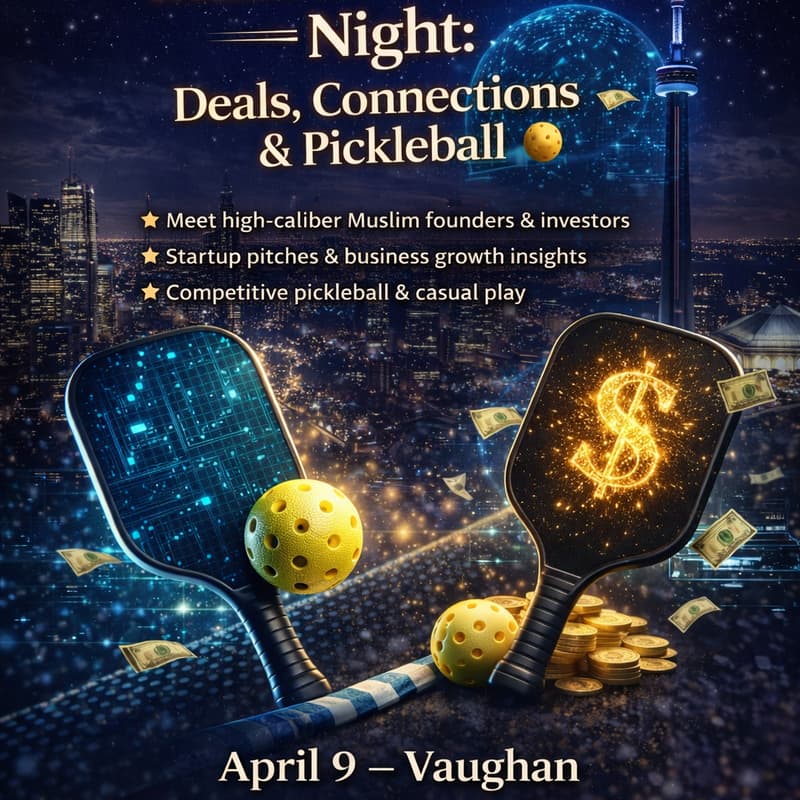 Cover Image for Muslim Founders Pickleball Social and Dinner