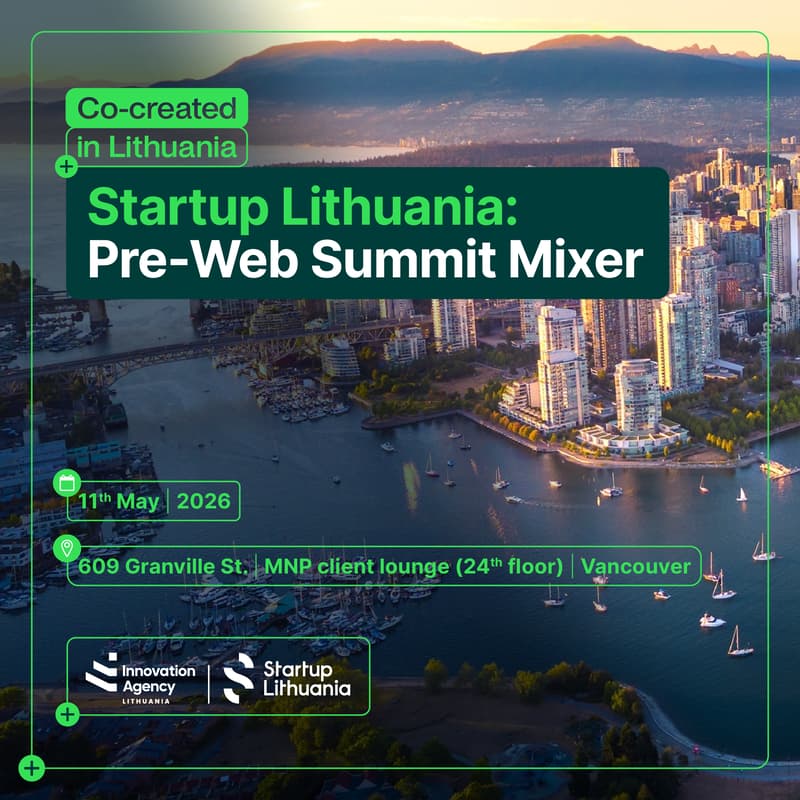 Cover Image for Startup Lithuania: Pre- Web Summit Mixer