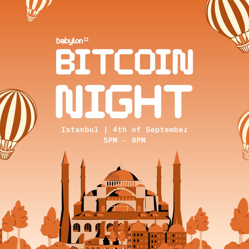 Cover Image for Bitcoin Night | Istanbul