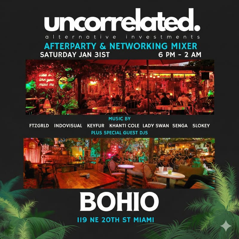 Cover Image for Uncorrelated Afterparty & Networking Mixer
