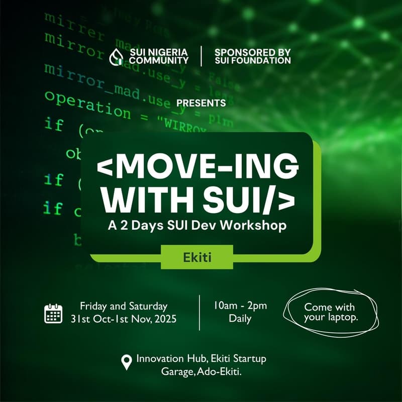 Cover Image for A 2 Day Sui Dev Workshop