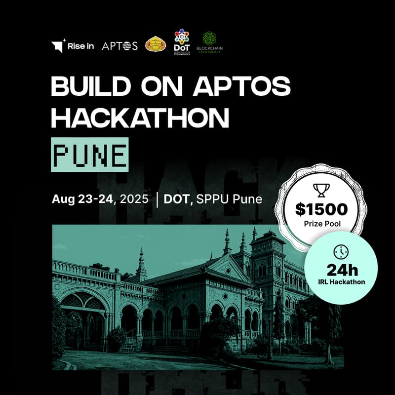 Cover Image for Build On Aptos Hackathon โ Pune Edition