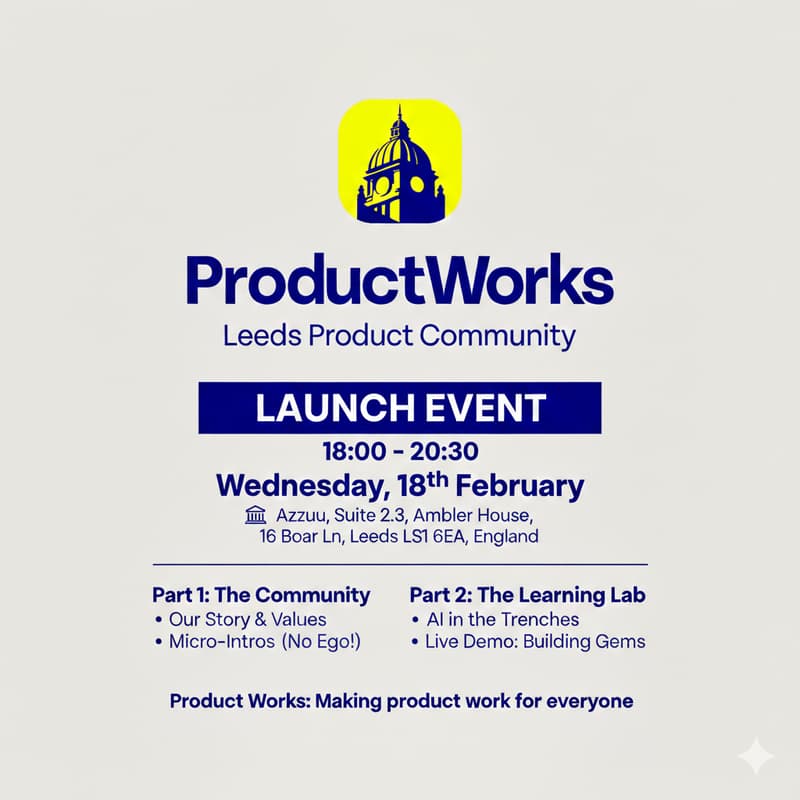 Cover Image for Product Works: Launch Event