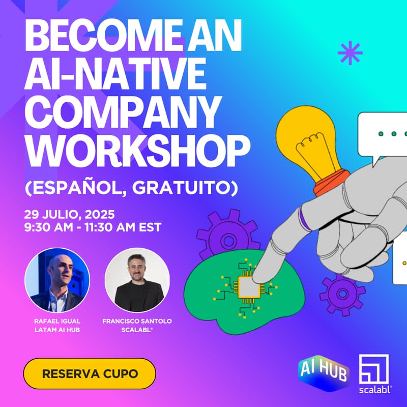 Foto de portada de Become an AI-Native Company Workshop (Español)