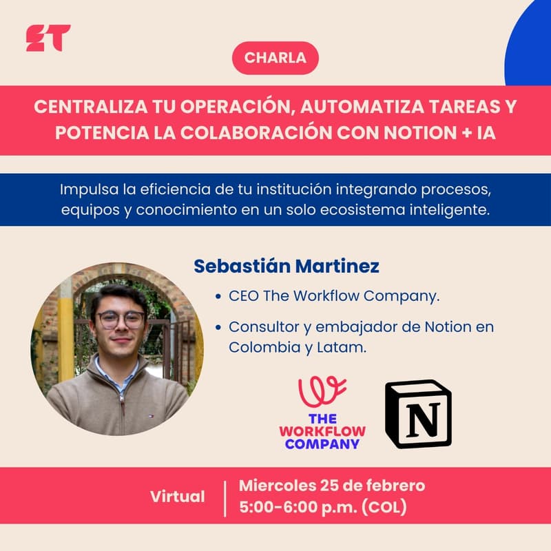 Cover Image for Centraliza tu operación, automatiza tareas y potencia la colaboración con Notion + IA