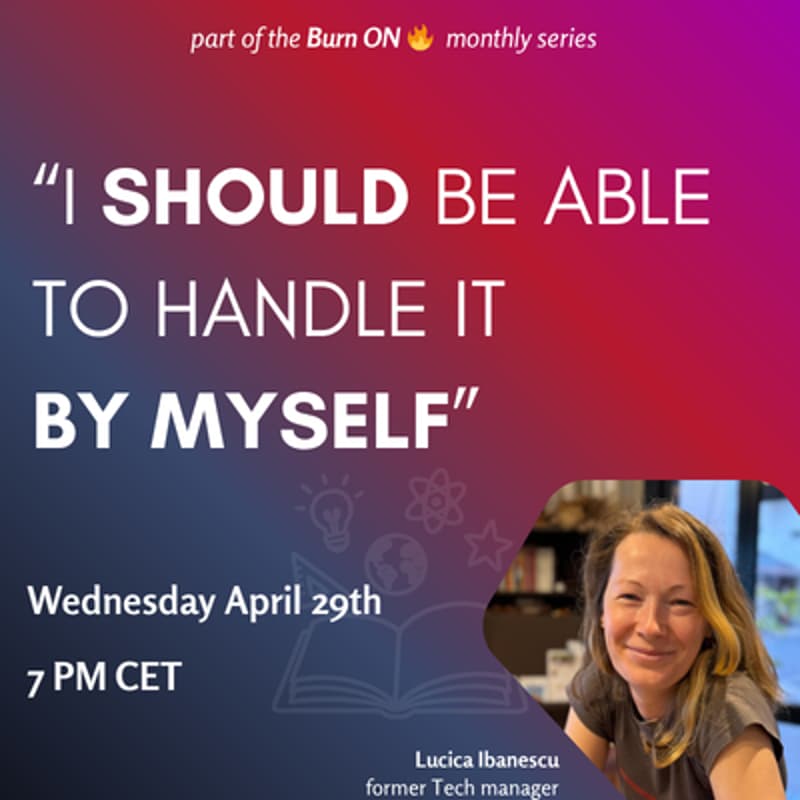 Cover Image for I SHOULD be able to handle it by myself