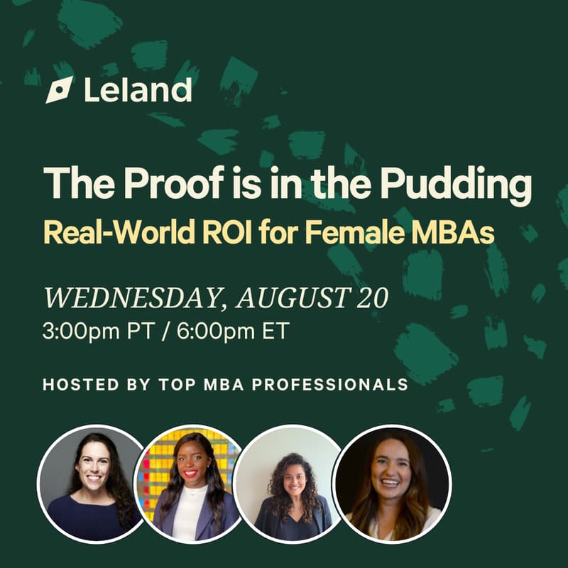Cover Image for The Proof is in the Pudding: Real-World ROI for Female MBAs