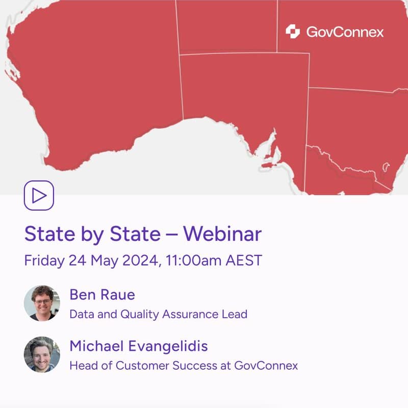 Cover Image for GovConnex - State by State Webinar