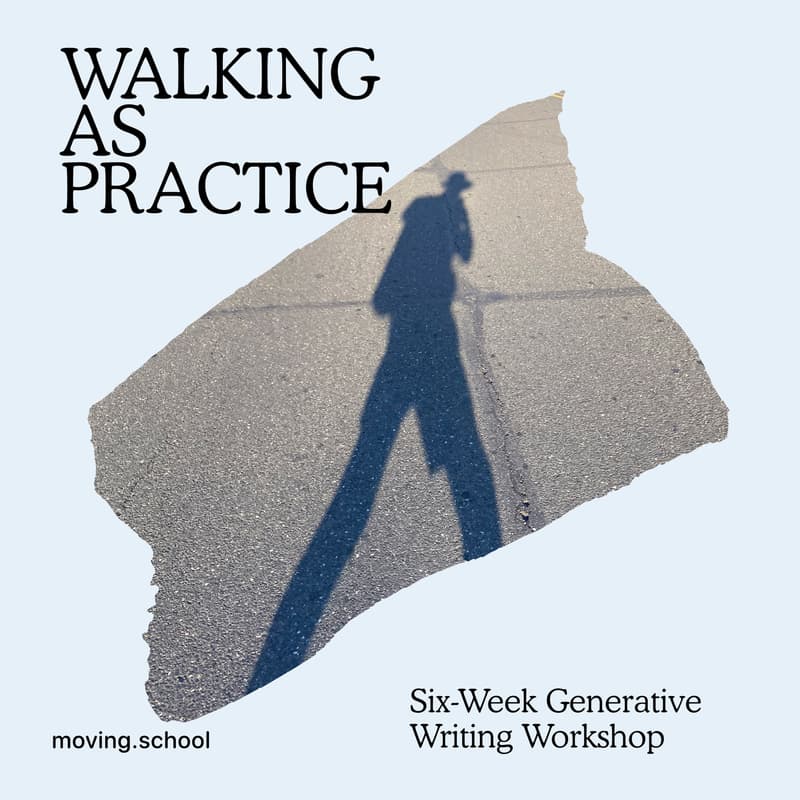 Cover Image for Walking as Practice: A Six-Week Generative Writing Workshop (Online)