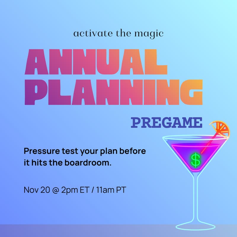 Cover Image for Annual Planning Pregame - by Activate the Magic