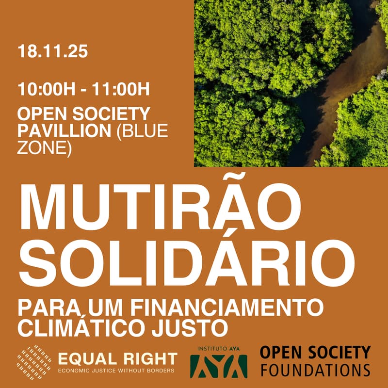 Cover Image for [COP30 Event] New Report: Mutirão Solidário for Equitable Climate Finance