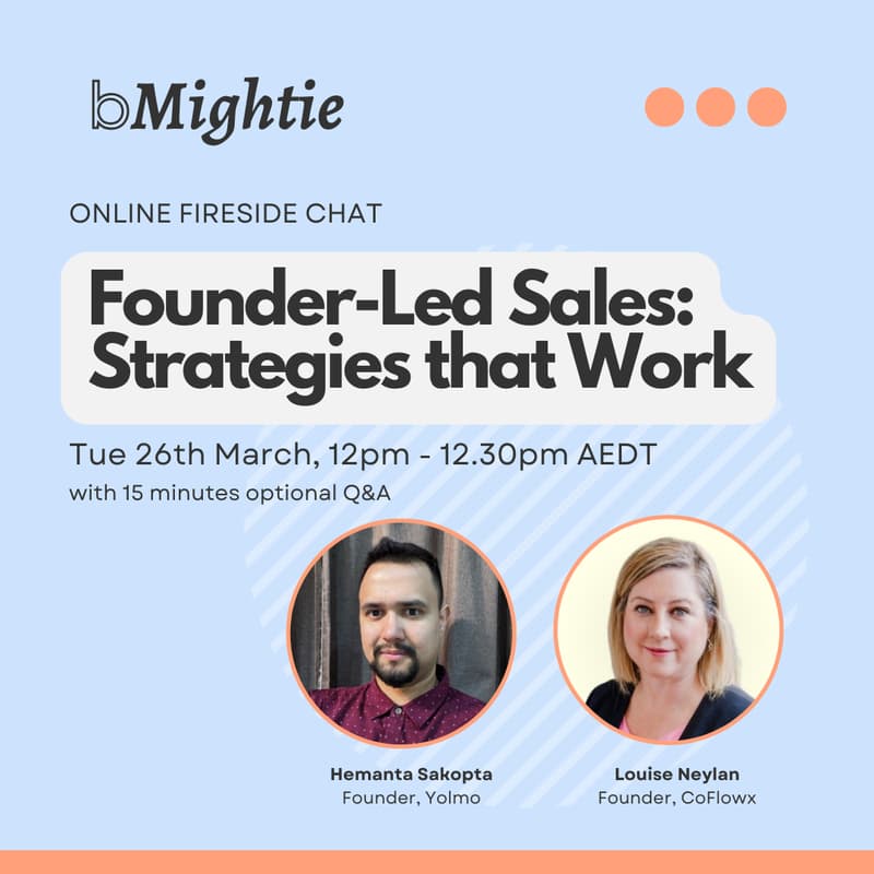 Cover Image for Founder-Led Sales: Strategies that Work
