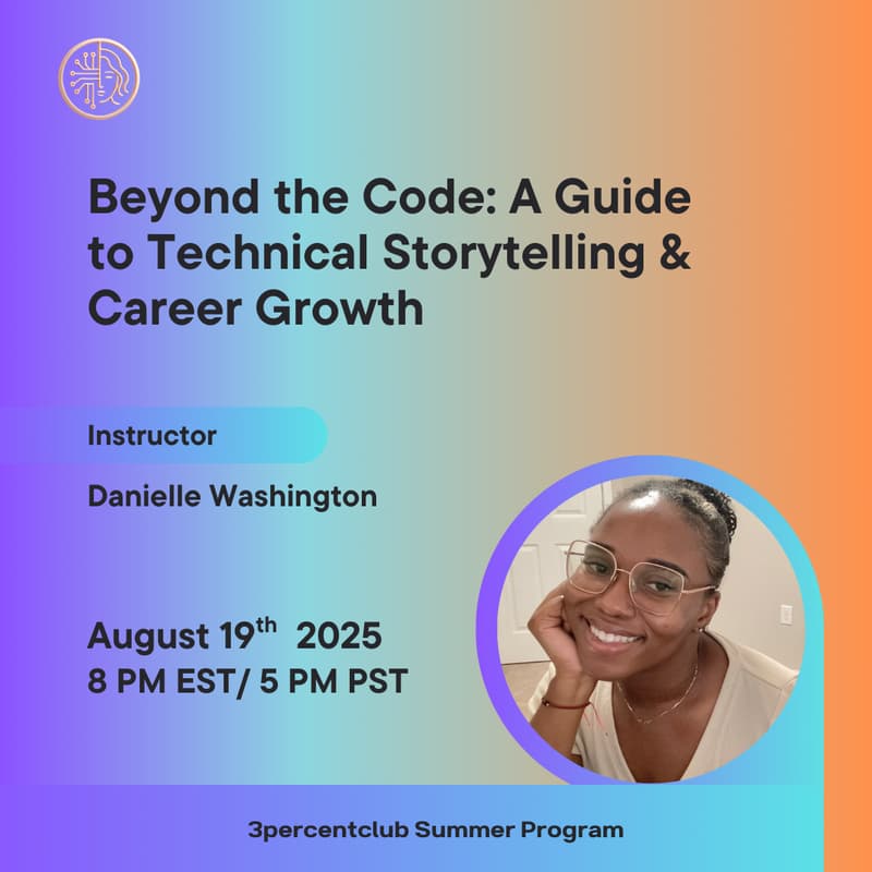 Cover Image for Beyond the Code: A Guide to Technical Storytelling & Career Growth π